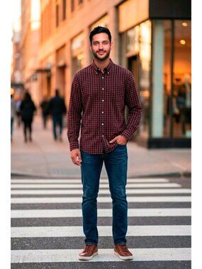 Alan Flusser Plaid Button-Down (SKU#1168)